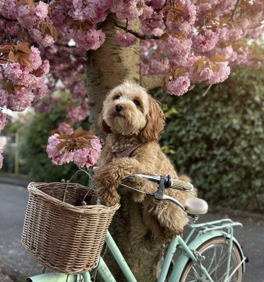 A Bloom & Bark puppy resting